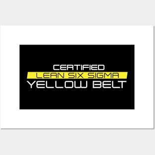 Lean Six Sigma Yellow Belt Posters and Art